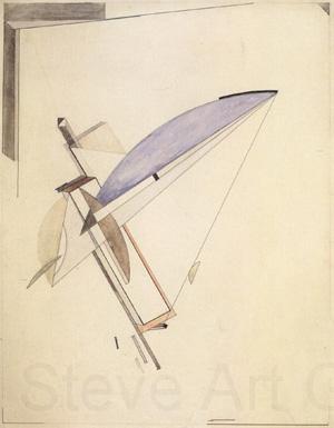 El Lissitzky Composuition (nn03) France oil painting art